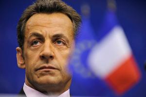 French president Nicolas Sarkozy