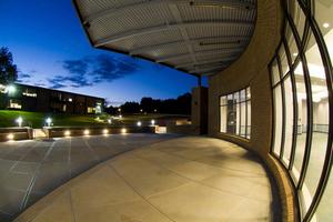 Evening Exterior of School