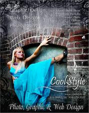 ad for CoolStyle Photography Graphic & Web Design 